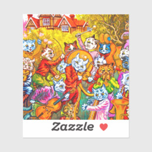 Adesivo Banda Musical de Cat