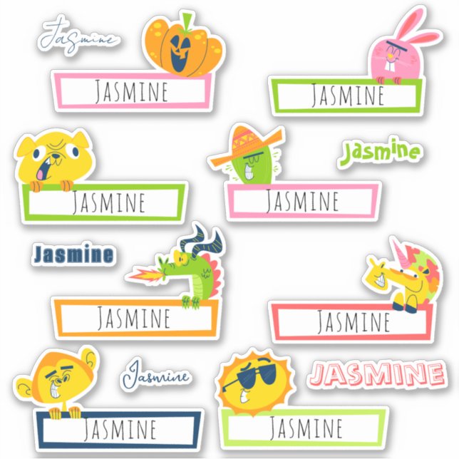 Adesivo Banda Retro Engraçada | Voltar à escola (Frente)