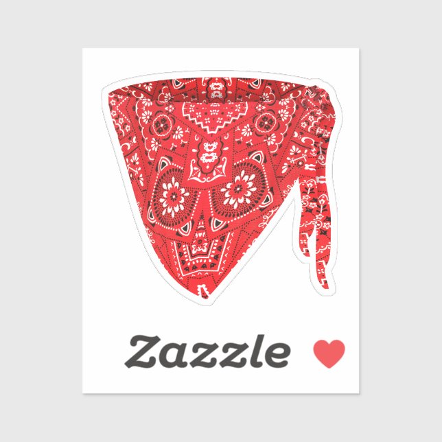 Adesivo Bandana Bandit Scarf (Folha)