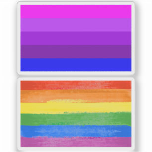 Adesivo Bandeira Alternativa do Orgulho Transgênero