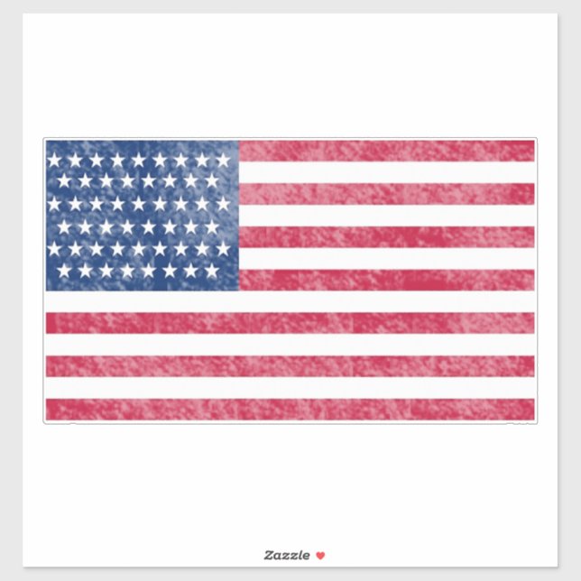 Adesivo bandeira americana (Folha)