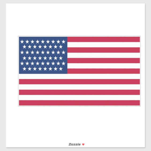 Adesivo bandeira americana (Folha)