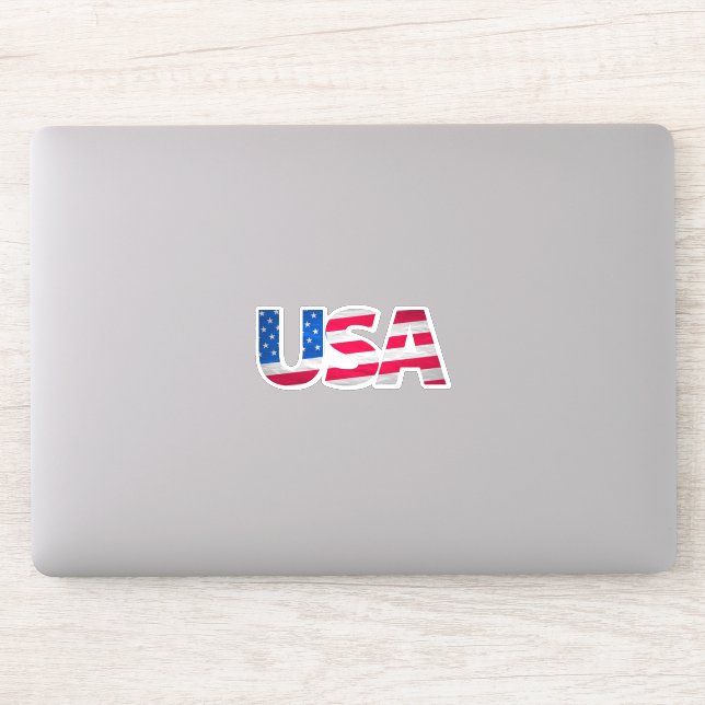 Adesivo bandeira americana (Computador)