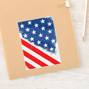 Adesivo Bandeira Americana Camisa Estrelas Patriótica dos