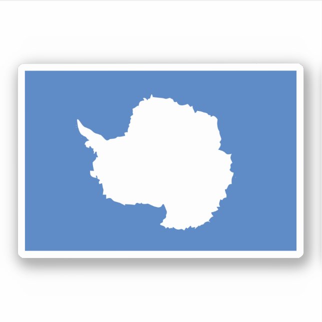 Adesivo Bandeira Antártica (Frente)