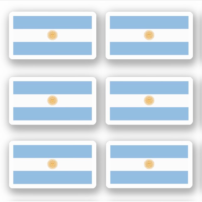 Adesivo Bandeira argentina (Frente)