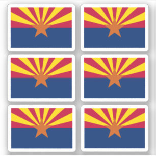 Adesivo Bandeira Arizonan, bandeira estatal americana