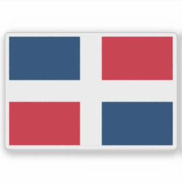 Adesivo Bandeira civil da República Dominicana (1849-hoje)