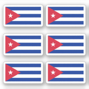 Adesivo Bandeira cubana