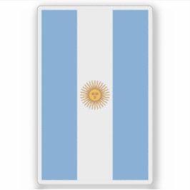 Adesivo Bandeira da Argentina (vertical)