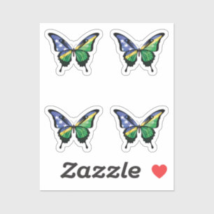 Adesivo Bandeira da Borboleta Rabo de Andorinha das Ilhas 