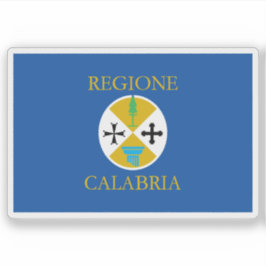 Adesivo Bandeira da Calábria, Itália