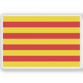 Adesivo Bandeira da Catalunha