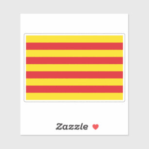 Adesivo Bandeira da Catalunha