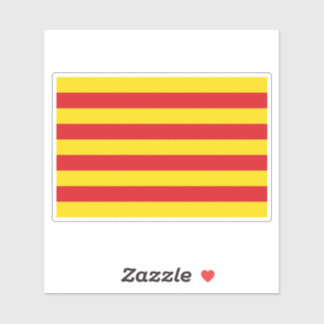 Adesivo Bandeira da Catalunha