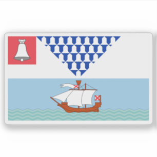 Adesivo Bandeira da cidade de Belfast, Irlanda do Norte