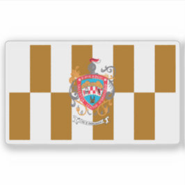 Adesivo Bandeira da cidade de Chihuahua, México