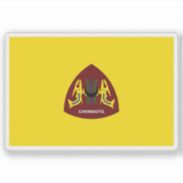 Adesivo Bandeira da cidade de Chimbote, Peru