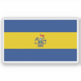 Adesivo Bandeira da cidade de Guadalajara, México