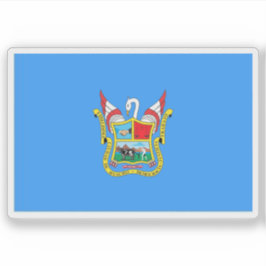 Adesivo Bandeira da cidade de Huacho, Peru