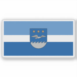 Adesivo Bandeira da cidade de Jūrmala, Letônia