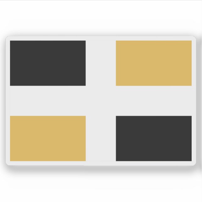 Adesivo Bandeira da cidade de Lévis, Quebec, Canadá (Frente)