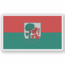 Adesivo Bandeira da cidade de Liepāja, Letônia