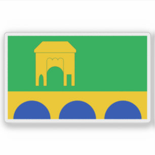 Adesivo Bandeira da cidade de Monmouth, País de Gales