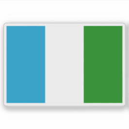 Adesivo Bandeira da cidade de Sechura, Peru