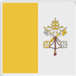 Adesivo Bandeira da Cidade Vaticano (1929-2001)