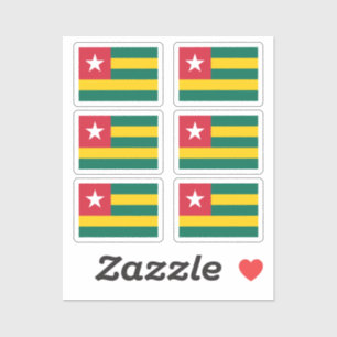 Adesivo Bandeira da Coleção Togo de 6