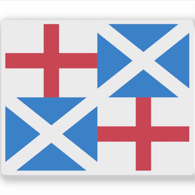 Adesivo Bandeira da Commonwealth de Inglaterra (Frente)