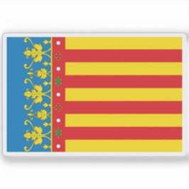 Adesivo Bandeira da Comunidade Valenciana