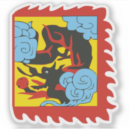 Adesivo Bandeira da Coreia (1856)