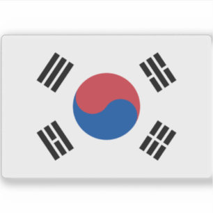 Adesivo Bandeira da Coreia do Sul
