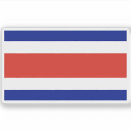 Adesivo Bandeira da Costa Rica