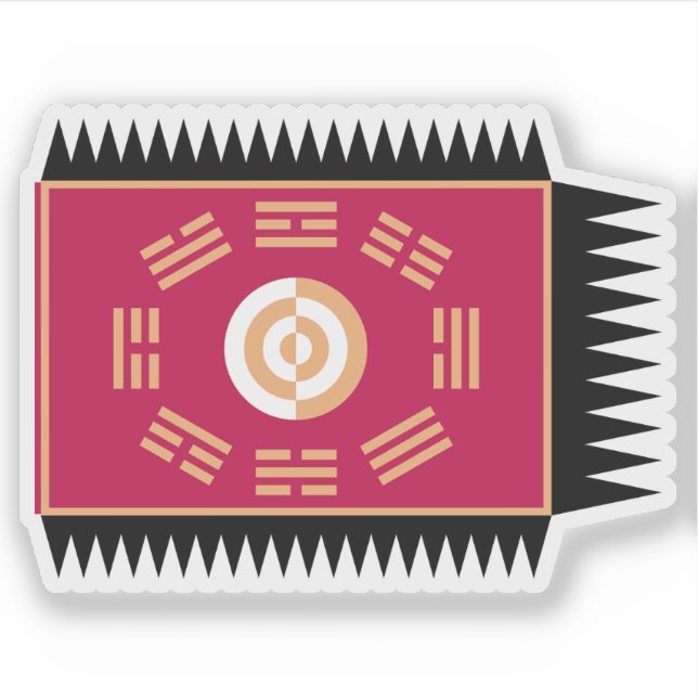 Adesivo Bandeira da dinastia Joseon (Frente)