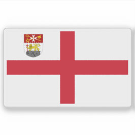 Adesivo Bandeira da diocese de Gibraltar na Europa