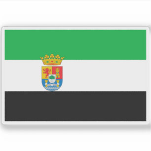 Adesivo Bandeira da Estremadura
