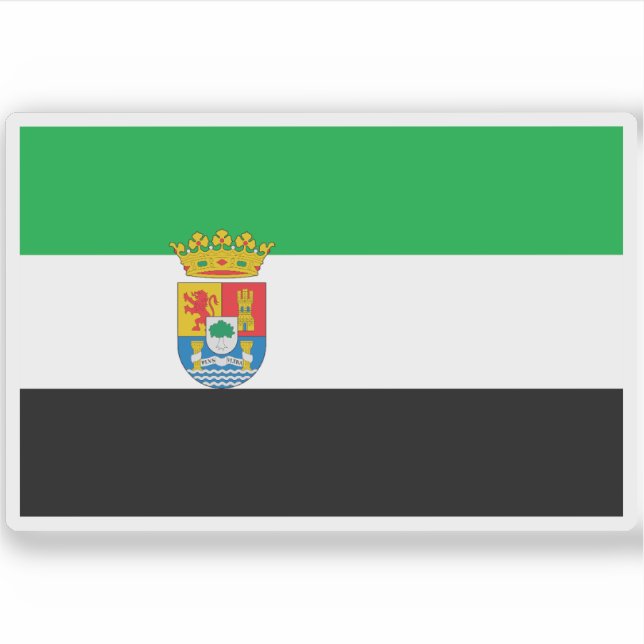 Adesivo Bandeira da Estremadura (Frente)