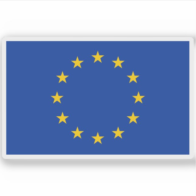 Adesivo Bandeira da Europa (Frente)