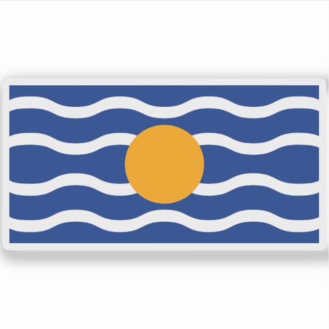 Adesivo Bandeira da Federação das Índias Ocidentais (1958- (Frente)