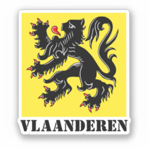 Adesivo Bandeira da Flandres
