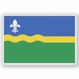 Adesivo Bandeira da Flevoland, Países Baixos
