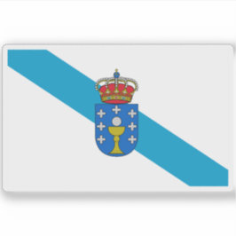 Adesivo Bandeira da Galiza