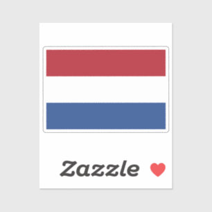 Adesivo Bandeira da Holanda cortada sob medida 