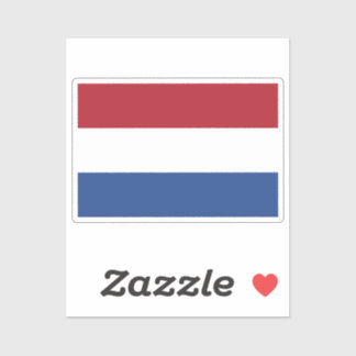 Adesivo Bandeira da Holanda cortada sob medida