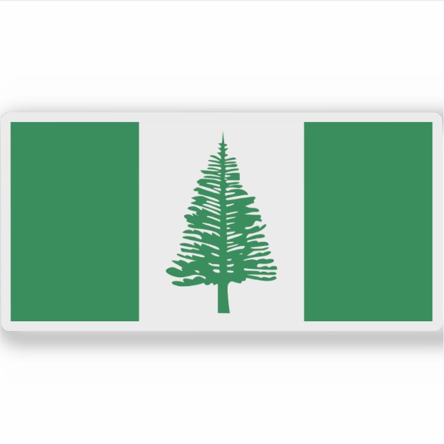 Adesivo Bandeira da Ilha Norfolk (Frente)