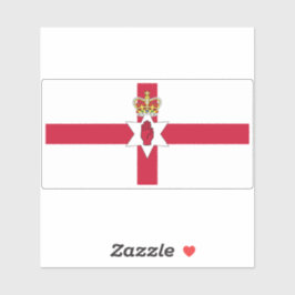 Adesivo Bandeira da Irlanda do Norte