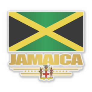 Adesivo bandeira da Jamaica